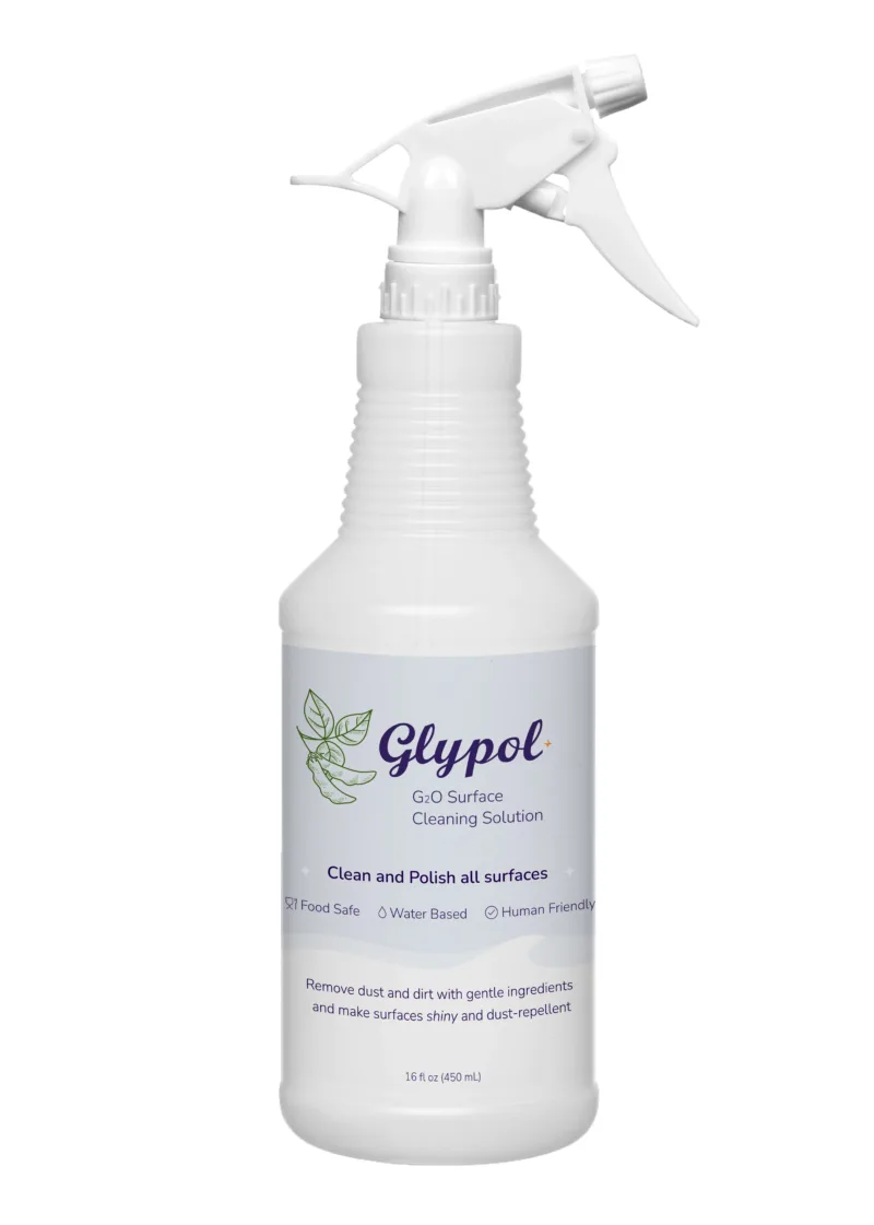 Glypol G2O Surface Cleaning Solution in a 16oz spray bottle