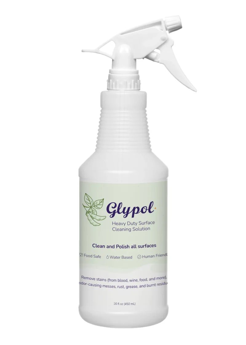 Glypol Heavy Duty Surface Cleaning Solution in a 16 ounce spray bottle