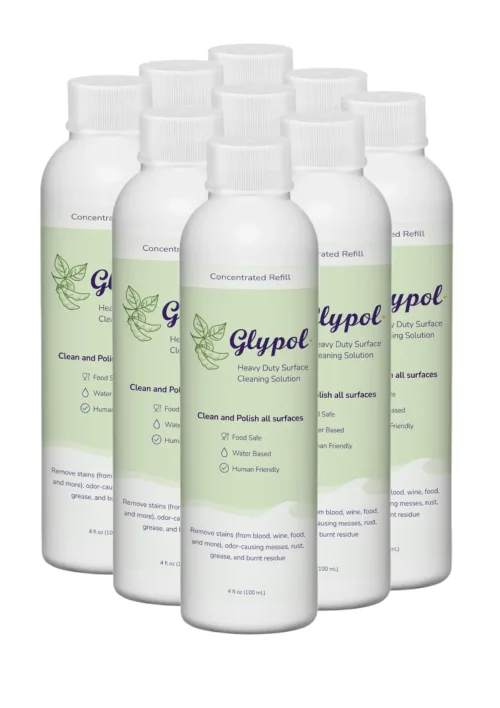 Glypol Heavy Duty Surface Cleaning Solution Concentrated Refill 9 pack