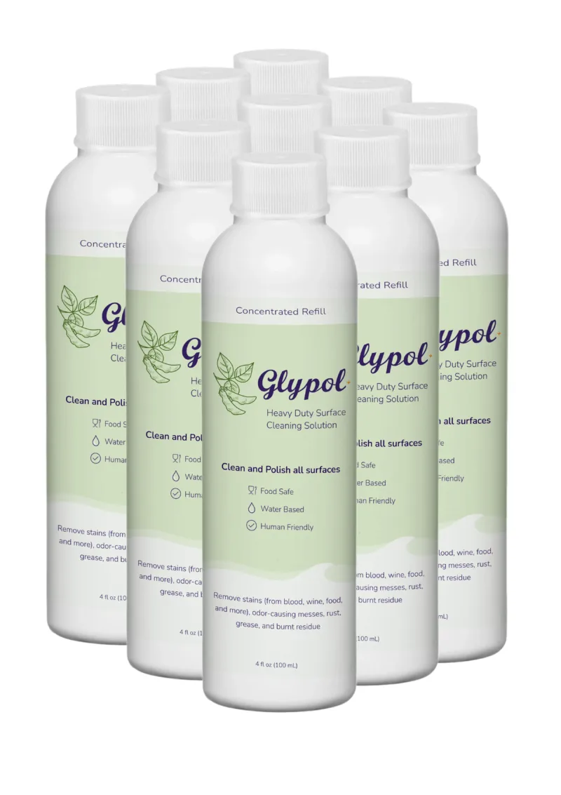 Glypol Heavy Duty Surface Cleaning Solution Concentrated Refill 9 pack